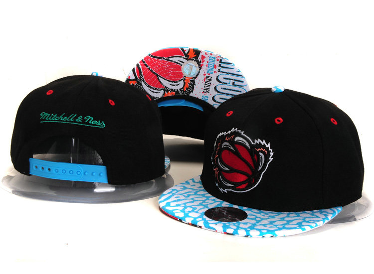 Memphis Grizzlies Black Snapback Hat YS 1